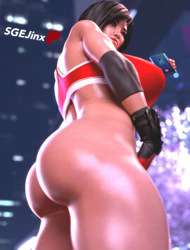 1girls 3d asian asian_female ass behind_view big_ass big_boobs big_breasts big_butt black_hair boobs bottomless bottomless_female breasts faith_connors faith_connors_(mirror's_edge_catalyst) female female_focus female_only from_behind from_behind_position light-skinned_female light_skin looking_at_viewer looking_down looking_down_at_viewer mirror's_edge mirror's_edge_catalyst paag sgejinx_(artist) solo solo_female solo_focus