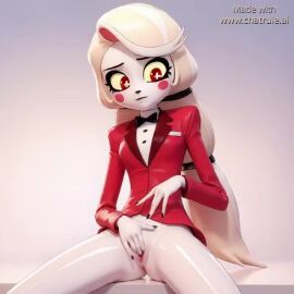 ai_generated charlie_morningstar_(hazbin_hotel) female female_solo fingering fingers girl hazbin_hotel masturbation no_sound pussy rubbing rubbing_pussy solo solo_female tagme vaginal_penetration video