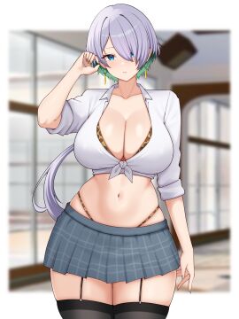 1girls artist_request bare_midriff big_breasts blush breasts brid_(nikke) cute earrings enormous_breasts female female_only fully_clothed goddess_of_victory:_nikke gyaru jewelry leopard_print long_fingernails long_nails midriff miniskirt nail_polish nath08 navel painted_fingernails painted_nails revealing_clothes short_skirt skimpy_clothes skirt stockings thighhighs thong thong_straps