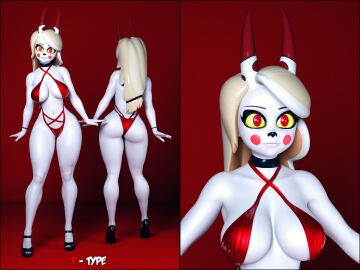 1girls 3d ass big_ass big_breasts breasts bust busty charlie_morningstar_(hazbin_hotel) chest curvaceous curvy curvy_figure demon demon_girl demoness digital_media_(artwork) female female_focus hazbin_hotel high_heels hips hourglass_figure huge_ass huge_breasts humanoid large_ass large_breasts legs light-skinned_female light_skin mature mature_female slim_waist thick thick_hips thick_legs thick_thighs thighs uncanny_valley urqqurqq voluptuous voluptuous_female waist white-skinned_female white_body white_skin wide_hips