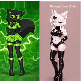 2girls ai ai_generated arctic_fox belly belly_button belly_inflation black_bottomwear black_clothing black_topwear bloated boots bottomwear breasts chatgpt closed_eyes curvy curvy_body curvy_booty curvy_female curvy_figure female female_only fox fox_girl full_body heart hmm~ inflation inflation_fetish inflation_sounds kit_community kit_community_v2 latex latex_clothing lustorys makiko_fox mawshot mika_kit mochimimu satisfied semi_nude sexy_body sexy_clothing sexy_pose sfw solo tagme top topwear video yuri