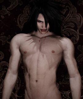 3d black_hair final_fantasy final_fantasy_vii male male_only vampire vincent_valentine