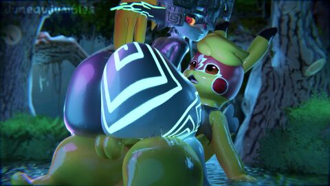 16:9 3d_(artwork) 3d_animation ambiguous_penetration animated anthro ass balls big_butt bottom_heavy clothing cosplay_pikachu_(costume) cowgirl_position digital_media_(artwork) duo female female_penetrated from_front_position generation_1_pokemon genitals gynomorph gynomorph/female gynomorph_penetrating gynomorph_penetrating_female hi_res huge_butt intersex intersex/female intersex_penetrating intersex_penetrating_female juneaujumbles kanna_(joaoppereiraus) koreyvee_(modeler) midna moan night nintendo on_bottom on_ground on_top outside penetration penile penile_penetration pikachu pikachu_libre pokemon pokemon_(species) riding sex short_playtime short_stack sitting sound tagme the_legend_of_zelda twilight_princess velvetsheetz_(va) video voice_acted widescreen