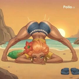 1girls absurdly_long_hair ai_generated alternate_eye_color alternate_hair_color alternative_costume ass_focus ass_up beach bikini blue_bikini blue_sandals brazil brazilian brazilian_female breasts cleavage cute_girl dark-skinned_male dark_skin detailed_eyes dynamic_pose earrings face_down_ass_up female female_focus flower flower_in_hair forehead from_front full_body gold_earrings gradient_hair green_eyes green_hair green_nails green_sleeves hair_ornament heterochromia highres hoop_earrings jack-o_pose jean_shorts jiggle jiggling_ass league_of_legends long_hair male male_pov microbikini motion_lines multicolored_hair nail_polish no_sound orange_hair outdoors pearl_belt pearl_necklace penis petite petite_female red_flower riot_games rock sandals sea seductive seductive_eyes seductive_look seductive_smile self_upload sexy shaking shaking_ass shirt short_shorts short_sleeves single_braid size_difference small_breasts smile solo solo_focus spread_legs steam straight straight_hair stream sunset sweat sweatdrop tagme tan-skinned_female tan_body tan_skin tanline tanned_skin thick_thighs thighs top-down_bottom-up trembling two-tone_hair unworn_sandals unzipped_pants upper_body video water watermark wet wet_body wet_skin yellow_eyes yellow_nails yellow_shirt yoga_pose zipper_down zipper_shorts zoe_(league_of_legends)