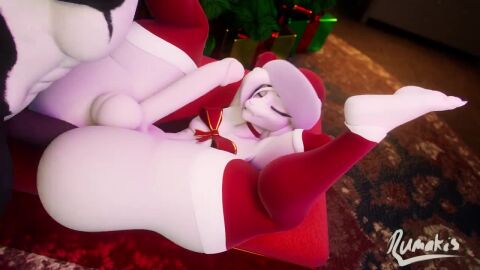 2boys 3d 3d_animation anal anal_sex animated anthro anthro_on_anthro asriel_dreemurr barefoot christmas christmas_outfit christmas_present christmas_tree curvaceous curvy curvy_figure curvy_male fat_ass feet floor floor_sex furry gay gay_anal gay_male gay_sex indoors indoors_sex rug rumakis sound tagme thick_thighs undertale undertale_(series) video