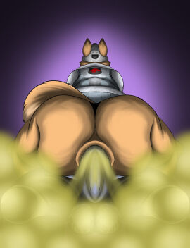 anal anal_sex anthro anus ass ass_focus balls big_ass big_butt body_hair butt_focus canid canine canis clothed clothing duo fart fart_cloud fart_fetish farting_during_sex farting_on_another farting_on_dick farting_while_penetrated fox fox_mccloud gassy genitals hairy_balls hi_res male male/male male_penetrated male_penetrating male_penetrating_male mammal nintendo partially_clothed penetration penis sex slightly_chubby smelly star_fox sunflower_fox thick_thighs wolf wolf_o'donnell