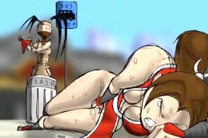 kunoichi mai_shiranui tagme video wedgie