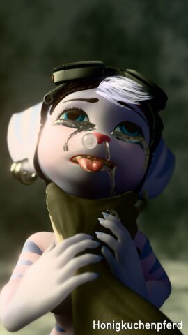 3d anthro ashley_(thinecrawler) asphyxiation bodily_fluids bondage breasts bubble crying digital_media_(artwork) duo erotic_asphyxiation female gore hi_res honigkuchenpferd lombax mammal nude ratchet_and_clank rivet_(ratchet_and_clank) saliva size_difference snot snot_bubble sony_corporation sony_interactive_entertainment tears tongue tongue_out