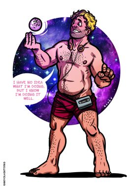 1boy andy_dwyer biceps blonde_hair bulge_under_clothes chris_pratt clothing electronics facial_hair gay guardians_of_the_galaxy hairy hairy_armpits hairy_arms hairy_chest hairy_legs hairy_male hairy_pubes hairy_stomach hairy_thighs headphones human male male_only marvel marvel_comics messy_hair muscular muscular_male orb pale_skin parks_and_recreation randyslashtoons slightly_chubby_male solo starlord stubble underwear unshaven_face walkman