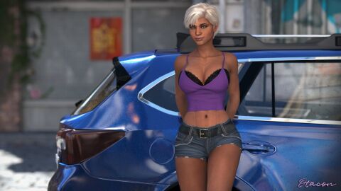 1girls 3d ass big_ass big_breasts breasts brown-skinned_female brown_body brown_skin bust busty chest curvaceous curvy curvy_figure dark-skinned_female dark_skin female hips hourglass_figure legs mature mature_female original original_character otacon212 slim_waist thick thick_hips thick_legs thick_thighs thighs voluptuous waist white_hair wide_hips