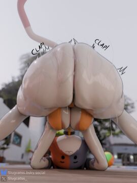 1girls anthro ass ass_focus big_ass bubble_butt cate_meowdy_(fortnite) clapping_ass clapping_cheeks coel3d female female_only fortnite fur furry huge_ass looking_at_viewer looking_back massive_ass massive_thighs slugcats_(artist) solo solo_female solo_focus thick_thighs throwing_ass throwing_it_back twerking