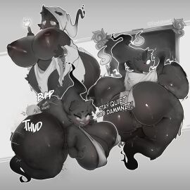 ! 1boy 1girls 2020s 2023 2d 2d_(artwork) 2d_artwork 4_fingers animal_ear animal_ears anon anonymous_male artist_name ass ass_bigger_than_head ass_crack ass_in_face background belly belly_button big_ass big_breasts big_butt big_nipples biting biting_lip black_body blush boy breasts butt_bigger_than_head butt_crack butt_in_face chained chains cleavage clothed clothed_female clothes clothing curvy curvy_body curvy_female curvy_figure curvy_thighs dark-skinned_female dark_body dark_skin dialogue digital_drawing_(artwork) digital_media_(artwork) duo ear ears_down eyelashes eyes eyes_half_open fat_ass fat_butt female female/male female_focus fingers foxialewd furry_ears ghost ghost_girl glowing glowing_eyes grey_background grey_eyes grey_skin greyscale half-closed_eyes holding holding_breast holding_own_breast hourglass_figure human human_male large_ass large_boobs large_breasts large_butt larger_female looking_at_another looking_back looking_back_at_partner male male/female mammal mammal_humanoid monster monster_girl monster_girl_(genre) mouth multicolored_background multiple_images multiple_views neck nipples no_bra no_panties no_pants non-human non-mammal_breasts non-mammal_nipples nude nude_female oc open_eyes open_mouth original_character partially_clothed partially_clothed_female pussy revealing_clothes revealing_clothing revealing_outfit scream screaming shiny_ass shiny_body shiny_breasts shiny_butt shiny_clothes shiny_skin simple_background size_difference smaller_male snout solo_focus sound_effects speech suffocation sweat sweatdrop talking teeth teeth_clenched teeth_showing teeth_visible text thick_thighs thighs tight_clothes tight_clothing tight_fit vagina voluptuous voluptuous_female watermark wide_eyed wide_thighs wrist_cuffs wristwear