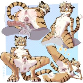 cervical_penetration cum cum_in_pussy cuntboy female furry gaping_pussy horse horsecock impregnation kapri panther stomach_bulge