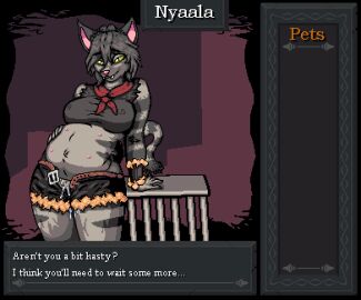 animal_nipples cat_girl catgirl creampied_feral cum_drip cum_in_pussy dungeonmori feline feline_humanoid female feral furry_ears furry_female furry_only furry_tail hotpants not_safe_fur_work pixel_art pregnant pregnant_anthro pregnant_belly pregnant_female pussy