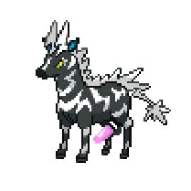 equid equine erection feral generation_5_pokemon genitals horse horsecock litten_propoganda male mammal nintendo no_humans penis pokemon pokemon_(species) solo sprite sprite_art third-party_edit transparent_background zebstrika