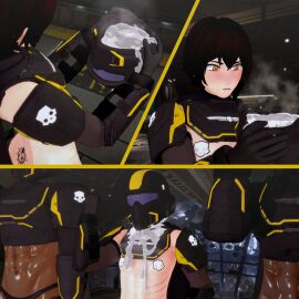 3boys abs armor bikini_armor blacked_male blush bulge comic covered_in_cum cum_drip cum_in_container cum_in_helmet cum_on_face dark-skinned_male dark_hair dark_skin dripping dripping_cum exposed exposed_penis faceless_male femboy fit gay glossy_body helldiver_(helldivers) helldivers helldivers_2 helmet hot_cum koikatsu larger_male liberty_(tightertemp) light-skinned_male light_skin looking_back male male_only multiple_boys muscular muscular_male musk musk_clouds nervous oiled_skin orange_eyes pasties penis prank ruined_reputation scar scar_on_face scars shaved_crotch size_difference smaller_male steam suprised tattoo tightertemp tramp_stamp twink wearing_helmet