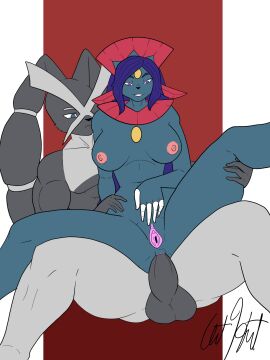 anal anal_sex anthro areola balls bear213 breasts digital_media_(artwork) duo erection evelyn_catharia female female_penetrated generation_4_pokemon genitals hair hi_res lagomorph leporid lopunny male male/female male_lopunny male_penetrating male_penetrating_female mammal mustelid musteline nintendo nipples nude open_mouth penetration penile penile_penetration penis pokemon pokemon_(species) rabbit sex simple_background smile teeth thick_thighs weavile