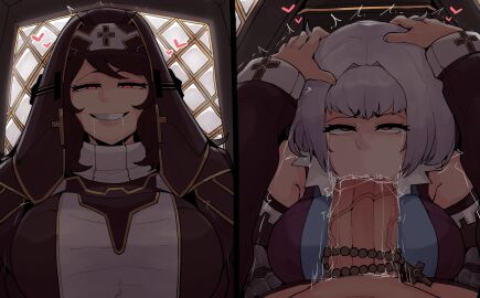 1futa 1girls 2024 2d 2d_(artwork) 2d_artwork ahe_gao ahegao_face atlus bead_necklace beads big_breasts big_cock big_penis black_hair blowjob blowjob_face blowjob_only bottomless breasts clothed clothed_female clothed_futa clothed_sex clothing cock cock_hungry cock_ring cock_worship confession_booth crying crying_with_eyes_open dead_eyes deep_blowjob deepthroat dominant dominant_futa domination drool drool_on_face drool_string drooling dual_pov elezen erect_penis erection eyes_rolling_back face_fucking fellatio fellatio_face female femsub final_fantasy final_fantasy_xiv forced_oral futa_on_female futadom futanari giver_pov glowing_eyes grabbing grabbing_head hair half-dressed half_naked hi_res highres holding_head horu huge_cock intersex large_breasts large_cock large_penis light-skinned_female light-skinned_futa light_skin looking_at_partner looking_at_viewer looking_down looking_pleasured mind_break necklace necklace_on_penis nun nun_hat nun_outfit oral oral_insertion oral_only oral_penetration oral_sex penetration penile penile_penetration penis penis_in_mouth pleased pleased_expression pleasure pleasure_face pleasured pleasured_face red_eyes rosary saliva saliva_on_penis saliva_trail satisfied satisfied_look sharon_(unicorn_overlord) short_hair submissive submissive_female taker_pov tear tears tears_of_pleasure throat_fuck throat_penetration throat_swabbing tsubabi_tempest twitter_link unicorn_overlord vanillaware vein veins veiny veiny_penis white_hair