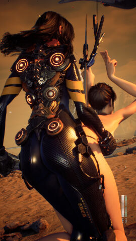 asian asian_female ass big_ass bodysuit eve_(stellar_blade) female nice_ass stellar_blade tachy_(stellar_blade) tagme thick_ass thick_thighs tight_clothing