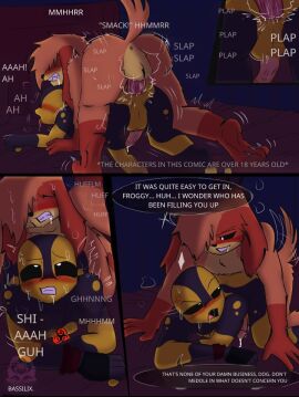 anthro anthro_on_anthro bassilixxx23 comic critters_(poppy_playtime) dogday dogday_(poppy_playtime) gay gay_sex icky_licky_(poppy_playtime) male muscular nightmare_critters no_humans poppy_playtime poppy_playtime_(chapter_3) poppy_playtime_(chapter_4) smiling_critters yaoi