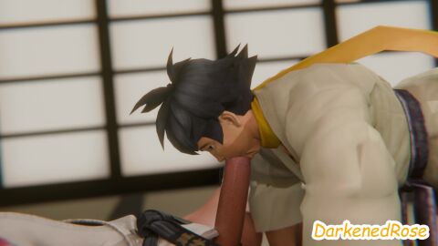 blowjob darkenedrose makoto_(street_fighter) push-up street_fighter tagme video workout