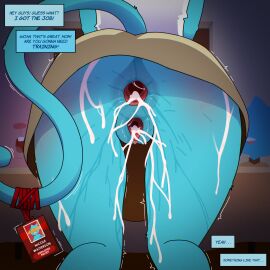 1:1 2025 after_sex anal anthro anus ass ass_focus badge blouse blue_body blue_fur bodily_fluids bottomwear building butt_focus cartoon_network clothed clothing colored cum cum_in_ass cum_inside cum_on_ass cum_on_butt cum_overflow dialogue dining_room dining_table domestic_cat felid feline felis female female_focus fur gaping gaping_anus gaping_pussy genital_fluids genitals group gumball_watterson happy hi_res house id_card identification lagomorph lanyard leporid looking_surprised male mammal motion_lines name_tag netorare nicole_watterson no_panties no_underwear oblivious penis penis_in_pussy photo pink_body pink_fur pussy rabbit richard_watterson sexual_relief_duty shaded shaking skirt solo_focus spank_marks tagme tail the_amazing_world_of_gumball these_aren't_my_glasses topwear upskirt vaginal wtperv