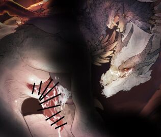 alatreon anal anal_sex animal_genitalia animal_penis black_body black_scales bodily_fluids capcom castle censored claws cum cum_on_face digital_media_(artwork) dragon duo ejaculation fatalis feral fire fur genital_fluids genitals hi_res horn ibuki_shione male male/male monster_hunter mythological_creature mythological_scalie mythology night on_ground outside painting_(artwork) penetration penis scales scalie spikes spikes_(anatomy) tapering_penis white_body white_fatalis white_fur yellow_eyes