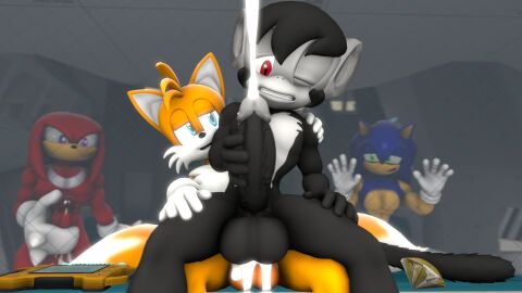 2021 2_tails 3d abs anal anal_sex anthro ape ass balls big_balls big_penis black_body black_fur black_hair black_nose black_tail blonde_hair blue_body blue_ears blue_eyes blue_fur bodily_fluids canid canine chair_position chaos_emerald chimpanzee clothing cum cum_in_ass cum_inside cumshot digital_media_(artwork) doommusk echidna ejaculation eulipotyphlan fox from_behind_position front_view fur gay gem genital_fluids genitals gloves green_eyes grey_body grey_ears grey_fur grey_nose group hair hand_on_leg hand_on_own_leg hand_on_own_penis hand_on_penis hand_on_shoulder handwear haplorhine hedgehog hi_res interspecies knuckles_the_echidna lire_(doommusk) looking_at_another looking_pleasured male male/male male_penetrated male_penetrating male_penetrating_male mammal masturbation monotreme multi_tail multicolored_body multicolored_fur muscular muscular_anthro muscular_male one_eye_closed one_eye_half-closed orgasm pan_(genus) penetration penile penile_masturbation penile_penetration penis penis_in_ass primate purple_eyes red_body red_eyes red_fur sega sex sitting sonic_(series) sonic_the_hedgehog sonic_the_hedgehog_(series) source_filmmaker_(artwork) standing tail tails tails_the_fox tan_body tan_fur teeth two-tone_body two-tone_fur two-tone_tail white_body white_clothing white_fur white_gloves white_handwear white_tail yellow_body yellow_ears yellow_fur yellow_tail
