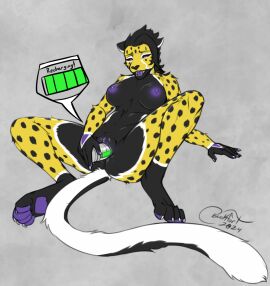 2024 android battery black_body black_fur black_hair black_sclera blokfort breasts cheetah dildo felid feline female fur genitals hair lying machine mammal mane markings nipples on_back open_mouth paws penetration purple_eyes purple_nipples purple_tongue pussy robot sex_toy simple_background spots tongue vaginal_penetration white_body white_fur yellow_body yellow_fur