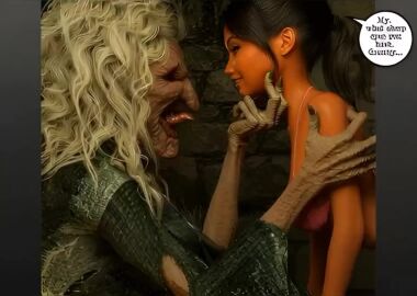 age_difference brown_eyes brown_hair granny kissing pink_bikini size_difference tagme umbradiadem video wrinkled_skin