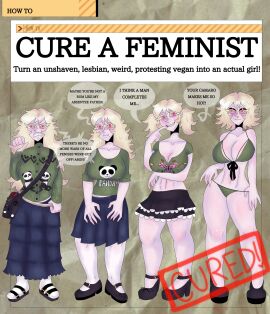 4girls angry angry_expression angry_eyes angry_face big_breasts bitch blonde_female blonde_hair blonde_hair_female breasts clothing confused confused_expression confused_face confused_look confusion drugs female female_focus female_only feminist femsub gunnar heels high_heels hips long_hair maledom medium_hair misogyny nose_piercing patriarch piercing pigtail pigtails rule_63 s0d0my_s1n sexism sexism_kink short_hair short_skirt skirt smile smiling smiling_at_viewer submission submissive submissive_female terkel_i_knibe thighs thin_waist twintails twintails_(hairstyle) underwear wavy_hair wide_hips yellow_eyes