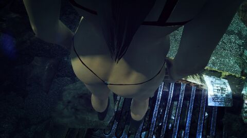 3d ass ass_focus breasts female g-string hitman hitman_absolution io-interactive nurse nurse_cap samantha_ruby screenshot screenshot_edit sexy_nurse strip_club stripper video_games wet wet_body wet_skin