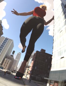 1girls 3d big_breasts blonde blonde-haired_female blonde_female blonde_hair breasts city clothed clothed_female crush crushing female female_focus female_only giant_female giantess glasses light-skinned_female light_skin looking_down macro macro_female meiirii original original_character solo solo_female solo_focus walking walking_towards_viewer