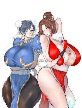 2024 2d 2d_(artwork) 2girls arms_under_breasts asian asian_female ass athletic athletic_female bare_arms bare_legs bare_shoulders bare_thighs big_ass big_breasts big_butt bigtitssyouhi black_hair blue_clothing blush blushing boob_squish bracelet breasts brown_hair capcom capcom_vs_snk capcom_vs_snk_2 chinese chinese_clothes chinese_female chun-li cleavage clothed clothed_female clothing color colored crossover curvaceous curves curvy curvy_body curvy_female curvy_figure death_battle ear_piercing fan fantasy fatal_fury fatal_fury_2 female full_color hair hair_bun hips holding_object huge_ass huge_breasts huge_butt japanese japanese_clothing japanese_female king_of_fighters kunoichi kunoichi_dress large_ass large_breasts large_butt light-skinned_female light_skin long_hair mai_shiranui massive_ass massive_breasts massive_butt multiple_females multiple_girls naughty pantyhose ponytail red_clothing red_eyes seductive short_hair snk snk_heroines:_tag_team_frenzy snk_vs_capcom spiked_bracelet street_fighter street_fighter_6 street_fighter_alpha_2 street_fighter_ii street_fighter_iii:_3rd_strike street_fighter_iii_(series) street_fighter_iv street_fighter_iv_(series) street_fighter_v textless thick_thighs thighs video_game video_game_character video_game_franchise video_games voluptuous voluptuous_female yellow_eyes