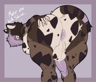 2024 anthro anus areola ass balls big_ass big_butt biped breasts buckyboiyo digital_media_(artwork) felid feline futanari genitals half-erect hi_res huge_ass huge_butt intersex male male_focus male_only mammal nipples nude open_mouth penis perineum presenting presenting_hindquarters rear_view river_(servalsloppy) serval simple_background solo thick_thighs wide_hips