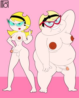 2futas adult aged_up alternate_body_type alternate_hairstyle ass big_ass big_belly big_breasts big_butt blonde_hair breasts cartoon_network chubby_futa completely_naked completely_nude fat_ass futa_only futanari future_mandy glasses intersex mandy mandy_(billy_and_mandy) moffoffo naked nude nude_futa obese_futa overweight_futa overweight_intersex the_grim_adventures_of_billy_and_mandy thick_ass thick_legs thick_thighs warner_brothers