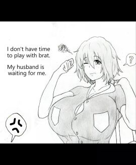 animated big_breasts big_penis blackkrow_(artist) breasts cheating female male mating_press mp4 no_sound penis pov slideshow small_but_hung video