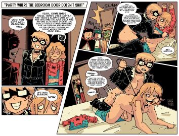 anger_vein angry_sex ass black_cat_(cosplay) breasts caught_in_the_act female male marvel marvel_comics nude penis sex skyafterdark spider-man_(cosplay) yuri