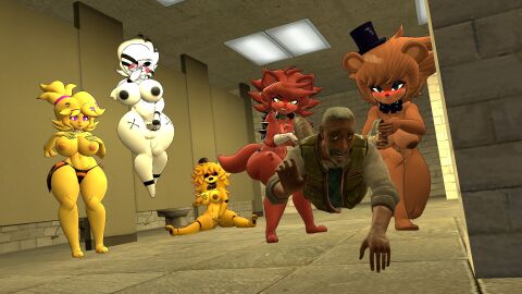1boy 3d 5girls abs animatronic anthro ass balls bathroom bathroom_floor bear being_pulled big_ass big_breasts black_eyes blush breast_grab breasts cally3d chica_(cally3d) chica_(fnaf) chicken chiku chiku_(cryptia) dragging eli_vance fap_nights_at_frenni's feet female female_gang_bang female_masturbation female_rapist fexa fexa_(cally3d) five_nights_at_freddy's fox foxy_(cally3d) foxy_(fnaf) freddy_(fnaf) fredina's_nightclub fredina_(cally3d) frenni_fazclaire furry furry_female futa_on_female futanari gang_bang garry's_mod genitals giggle golden_freddy_(fnaf) golden_fredina_(cally3d) half-life_(series) half-life_2 holding_penis huge_breasts intersex male marie_(cally3d) marionette_(fnaf) multiple_females multiple_girls nipple_piercing nipples orgy panties penis piercing puppet_(cally3d) puppet_(fnaf) purple_eyes red_hair scared tail taunting thick_thighs type_0 white_body white_eyes white_hair yellow_body yellow_eyes yellow_hair