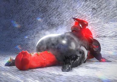 3d ass balls big_ass big_balls big_breasts big_penis breasts bubble_ass bubble_butt cock-tail destiny_(game) exo female futanari huge_ass huge_balls huge_breasts huge_cock intersex obsidian-9_(crimsongoddess9) original_character penis qzk_forte robot robot_girl second-party_source tagme thick_thighs wide_hips