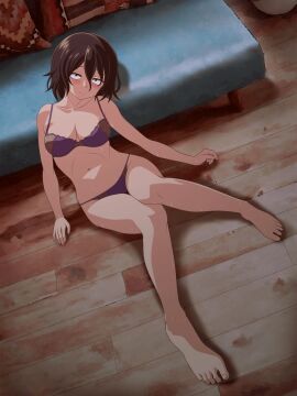 1girls alternate_version_available asai_akira brown-haired_female brown_hair brunette_female brunette_hair call_of_the_night female female_only tagme tagme_(artist)