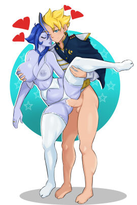 1boy 1girls bakugan big_breasts big_penis blue_eyes blue_hair boruto:_naruto_next_generations boruto:_two_blue_vortex breasts clothed crossover crossover_pairing crossover_shipping cumming cumming_inside cumming_while_penetrating fabia_sheen female grabbing grabbing_breasts half-dressed happy happy_sex heart heart_symbol holding_breast holding_leg horn husband husband_and_wife kissing kissing_while_penetrated lingerie love male mew666 mewnart_(artist) naruto neathian nude nude_female nude_female_clothed_male penetration penis princess ring romantic royalty sex tattoo uzumaki_boruto wedding_ring wholesome wife wife_and_husband yellow_hair