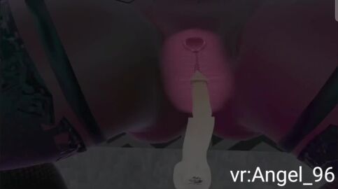 dildo_in_pussy focus_on_pussy masturbation solo_female tagme thick_thighs video vrchat x-ray