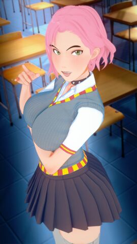 1girls 3d alternate_color arm_under_breasts arm_up ass background big_ass big_breasts breasts bust busty chest choker classroom clothed clothed_breasts curvaceous curvy curvy_figure dark_eyebrows digital_media_(artwork) eyebrows eyes female female_focus female_only fully_clothed green_eyes gryffindor hair harry_potter hips hourglass_figure hufflepuff huge_ass huge_breasts human human_only kaoskatsu large_ass large_breasts legs light-skinned_female light_skin lips mature mature_female miniskirt neckwear nymphadora_tonks parted_lips pink_hair pleated_skirt pose school school_uniform schoolgirl short-haired_female short_hair side_view skirt slim_waist socks solo stockings student teeth thick thick_hips thick_legs thick_thighs thighhighs thighs top_heavy uniform voluptuous voluptuous_female waist wide_hips witch_(harry_potter)