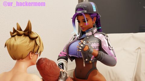 1futa 1girls 3d alternate_version_available antifragile_slay_star antifragile_traysi balls baseball_cap big_balls big_penis cap cropped_jacket dark-skinned_futa dark_skin enormous_penis female futa_focus futanari glasses gloves hand_on_penis highres holding_penis huge_balls huge_cock huge_testicles hyper hyper_penis intersex large_penis latina le_sserafim light-skinned_female light_brown_hair light_skin nude nude_female overwatch overwatch_2 penis purple_hair short_hair sombra testicles thick_penis thick_thighs tracer ur_hackermom veiny_penis very_short_hair white