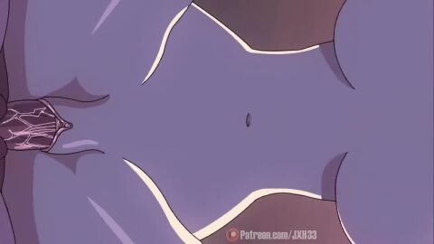 animated big_breasts blue_eyes bouncing_breasts doggy_style fangs jxh33 tagme tejina_senpai tejina_senpai_(character) tongue_out vaginal_penetration video white_hair