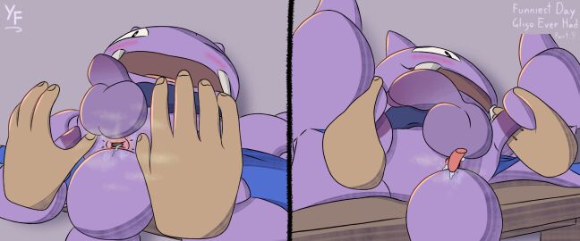 2024 alternate_color anal anal_juice anthro anus anus_lick bat blue_wings blush bodily_fluids digital_media_(artwork) disembodied_hand disembodied_tongue duo fan_character fates gay gay_anal gay_sex generation_2_pokemon genitals gligar gligo hi_res holding_both_legs homosexual homosexual_male homosexual_sex human licking looking_pleasured male male/male male_only male_penetrated male_penetrating male_penetrating_male mammal musk musk_clouds nintendo oral penis pokemon pokemon_(species) purple_body purple_penis rimming saliva scarf sex signature solo solo_focus spread_anus spreading sweat sweaty_anus teeth text tongue tongue_out unusual_anatomy wings yaoi