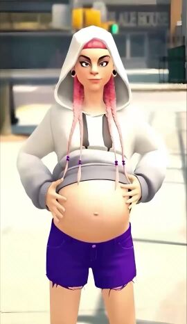 3on3freestyle cindy exposed_breasts petite petite_body petite_breasts petite_female petite_girl pregnant pregnant_belly pregnant_female tagme video