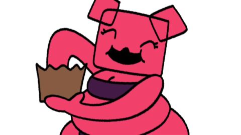 16:9 16:9_aspect_ratio bag breathotter food_between_breasts french_fries goops_(breathotter) hi_res mr_otter_breath nonbinary object_show object_show_community object_shows osc tagme video