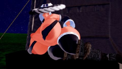 1boy 1futa 3d adel_(futa_prision) anal_insertion animated autopaizuri autotitfuck bikini breasts calm_face female free_air futa_prision futadom futanari giant_futa giantess giantess_futa giantess_milf happy_face happy_sex intersex living_plug lying lying_on_the_front male massive_aureola milf milf_futa ninja_head outside penis penis_size_difference plug_(sex_toy) plug_anal size_difference stick titfuck titsjob witch witch_hat